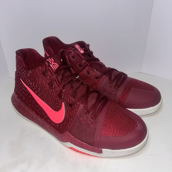 Nike Kyrie 3 Hot Punch 2016 Red Pink Size 7Y Sneakers 859466-681 Women's 7 - Picture 3 of 8